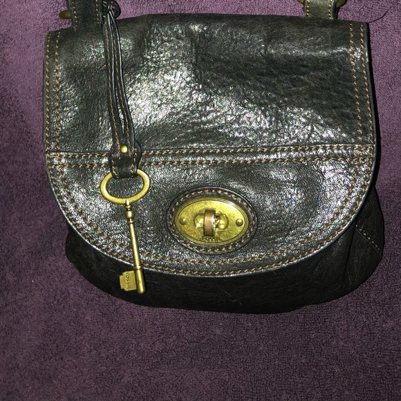 Fossil Leather Organizer Cross Body Bag - Picture 6 of 6